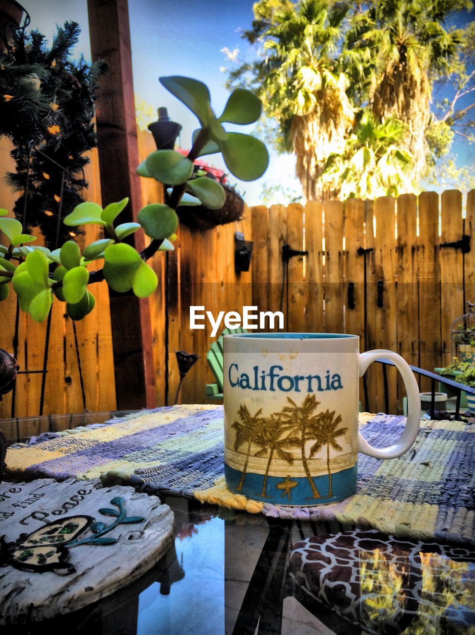 Mug on table