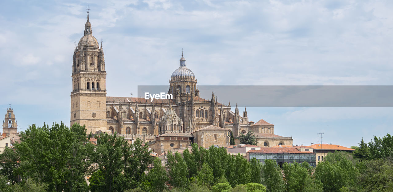 low angle view of cathedral in city