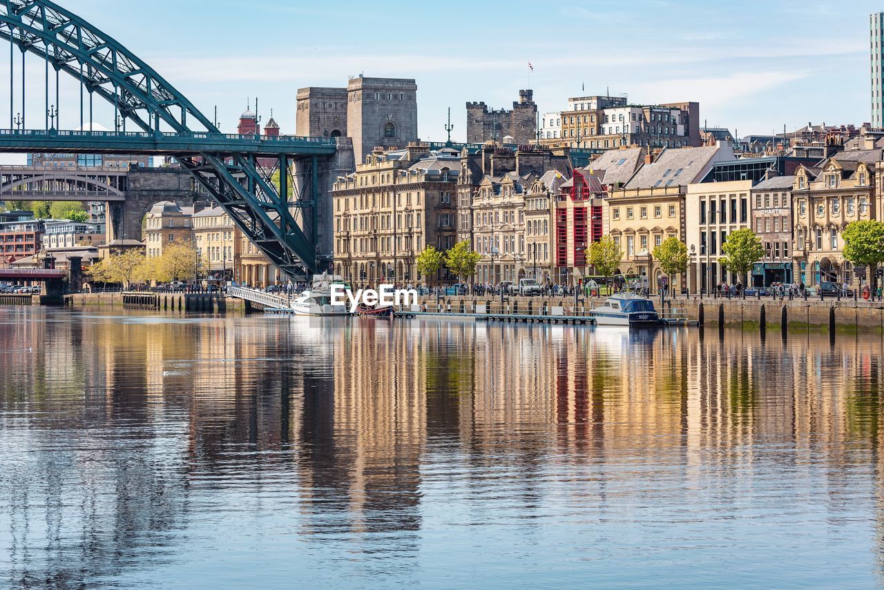 BRIDGE OVER RIVER IN CITY