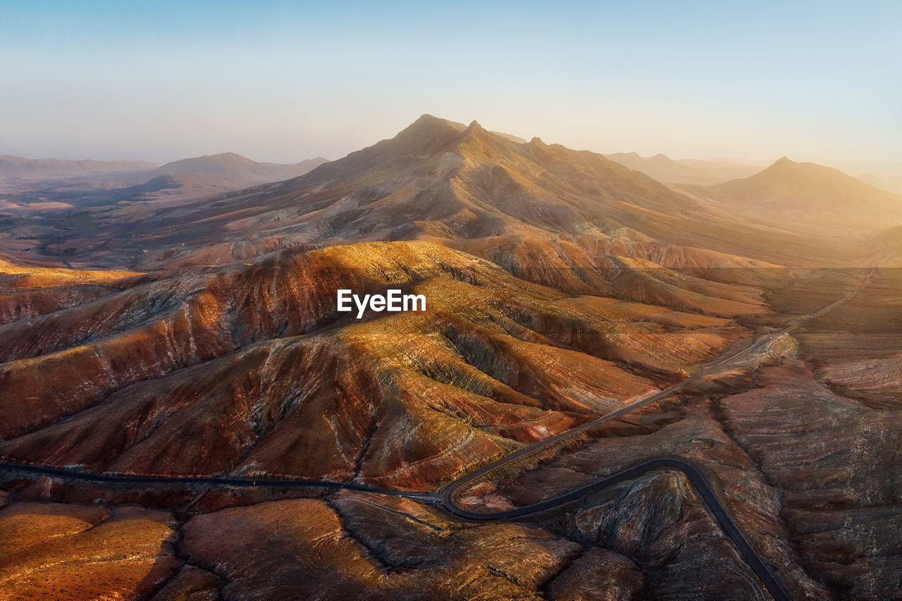 Aerial view of landscape