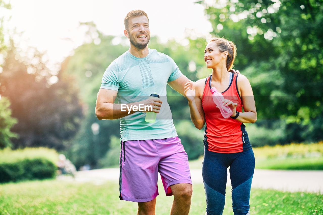 FULL LENGTH OF WOMAN RUNNING