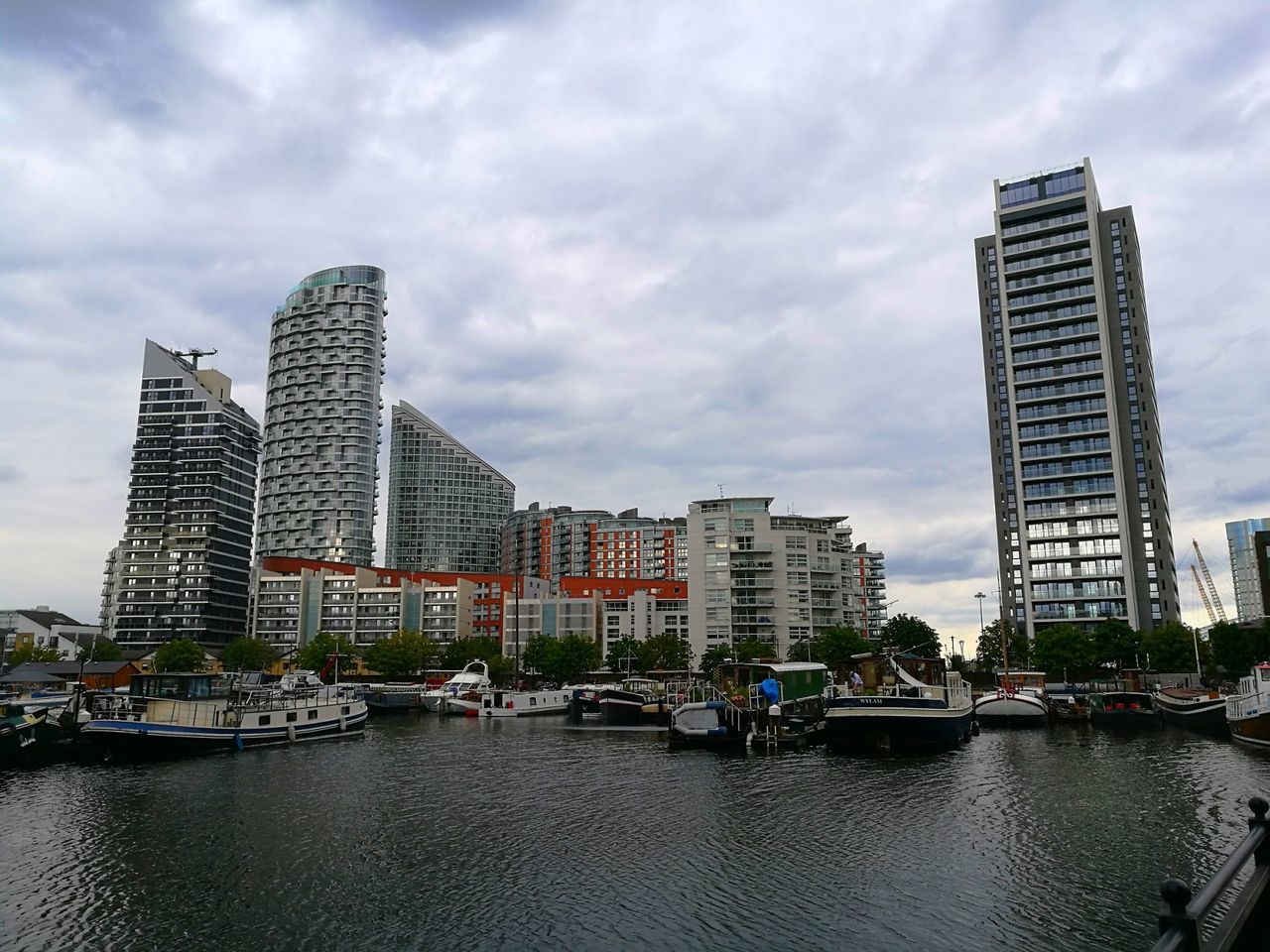 City skyline against sky