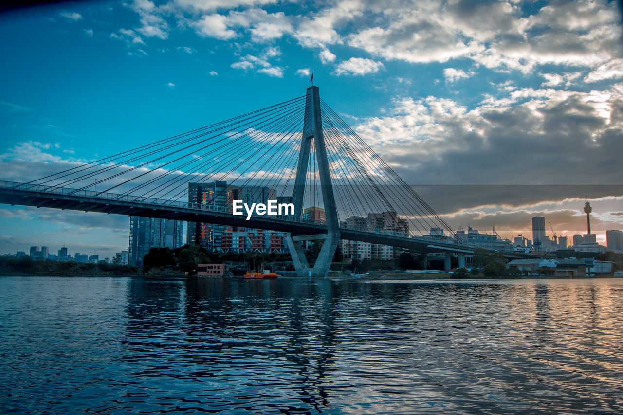 VIEW OF SUSPENSION BRIDGE