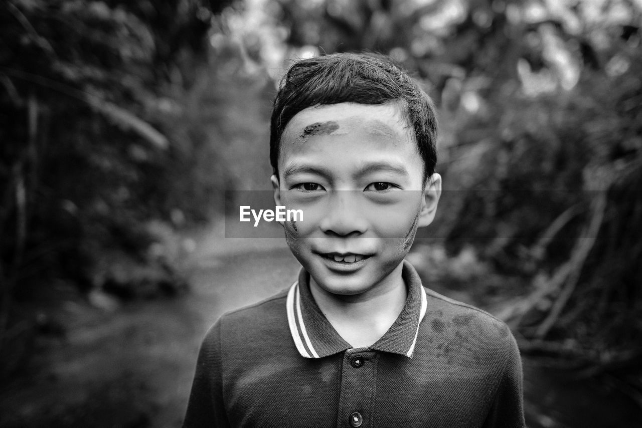 Portrait of smiling boy