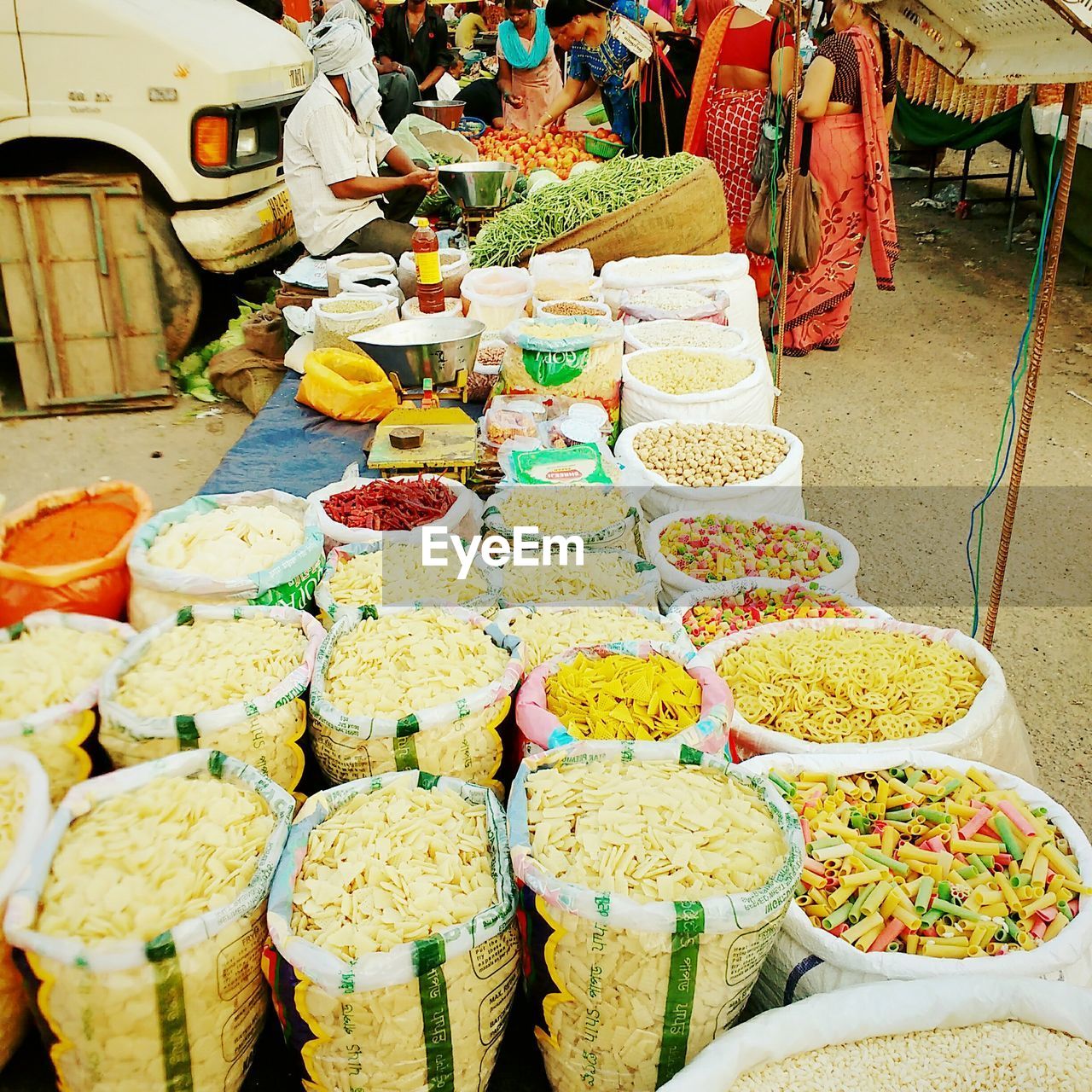 VEGETABLES FOR SALE IN MARKET