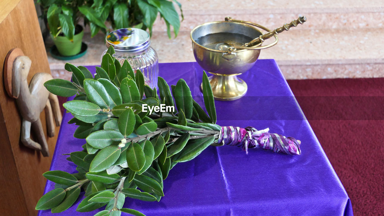 Holy item of worship and decoration for communion  in a church
