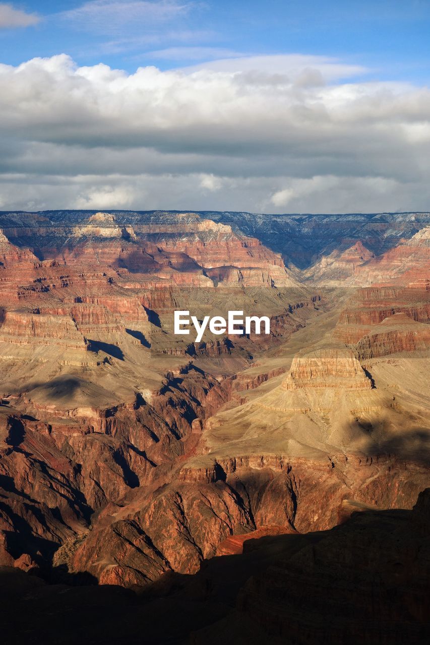 Aerial view of landscape against sky