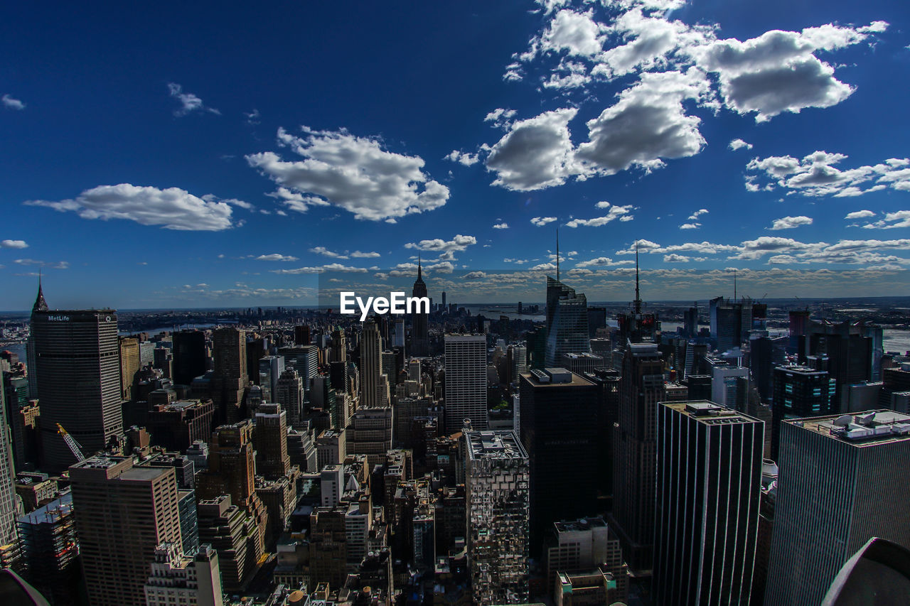 cityscape against sky