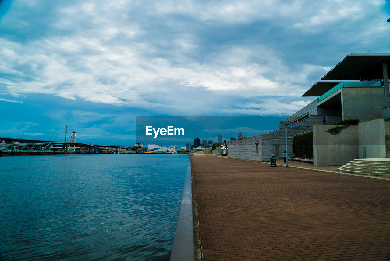 VIEW OF CITY BY SEA