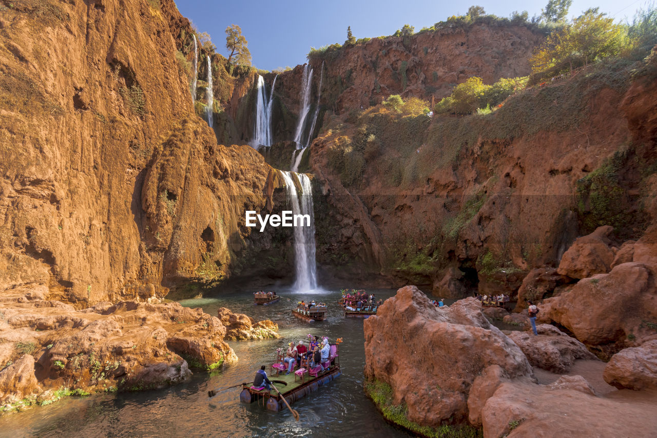 Ouzoud waterfall near marrakech in morocco