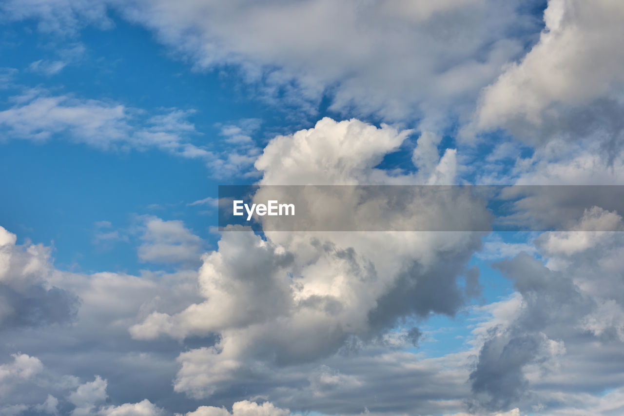 Low angle view of clouds in sky