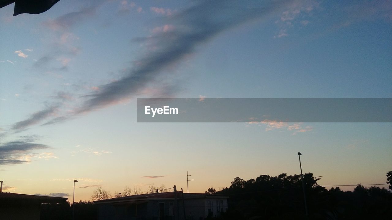 LOW ANGLE VIEW OF SILHOUETTE TREE AGAINST SKY