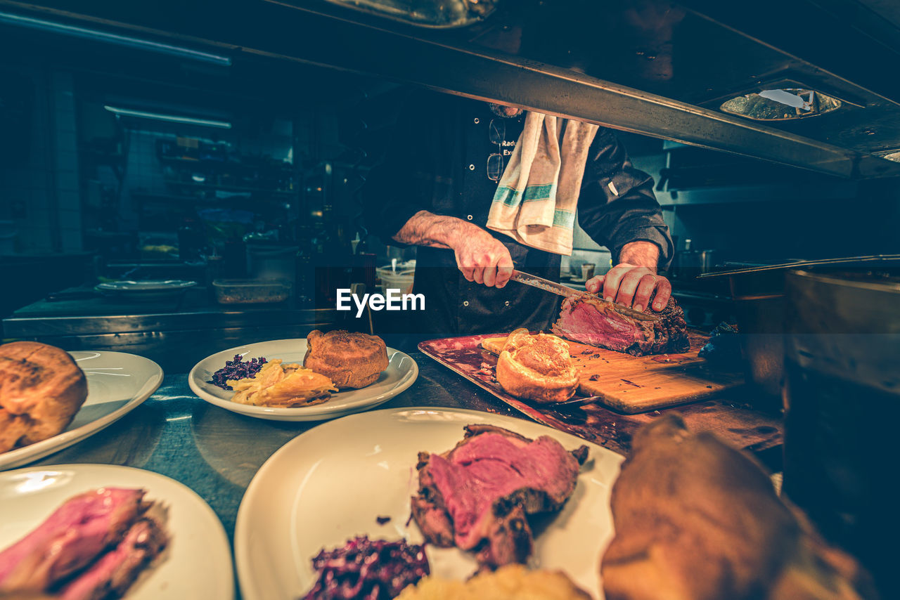 Food preparation , from the kitchen