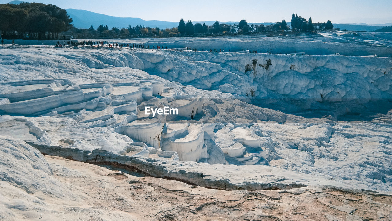 Beautiful scenery from pamukkale,turkey.