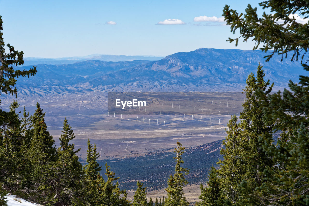 HIGH ANGLE VIEW OF MOUNTAINS