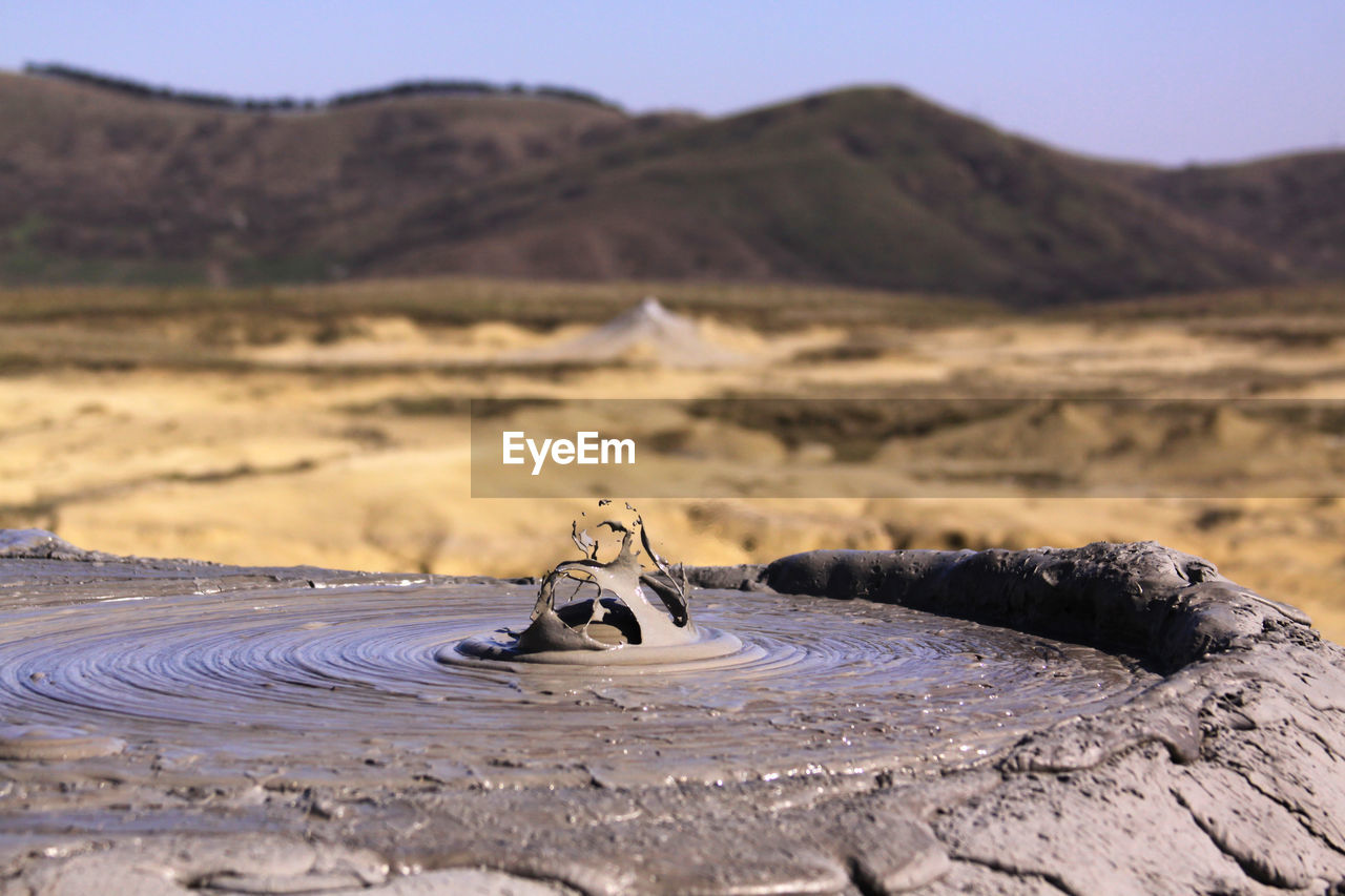 MOTORCYCLE ON DESERT