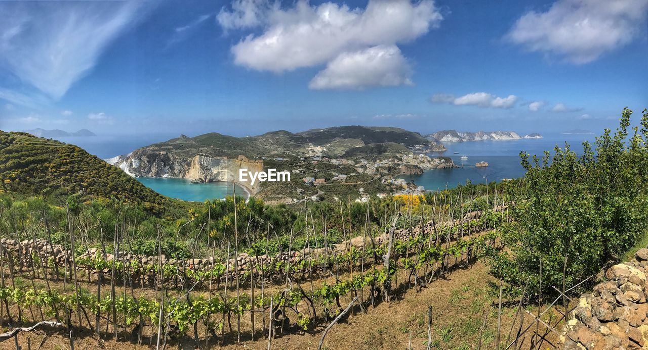 Panoramic shot of sea against sky