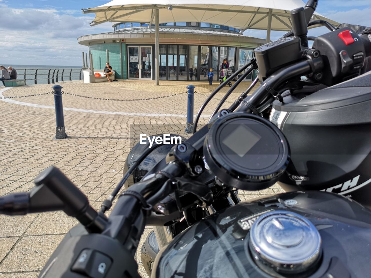 CLOSE-UP OF BICYCLES