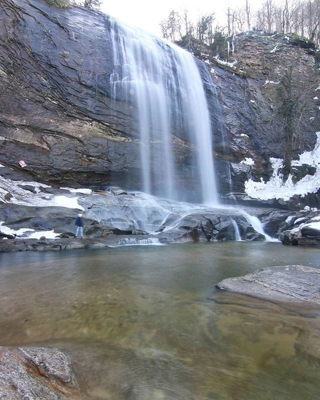 SCENIC VIEW OF WATERFALL