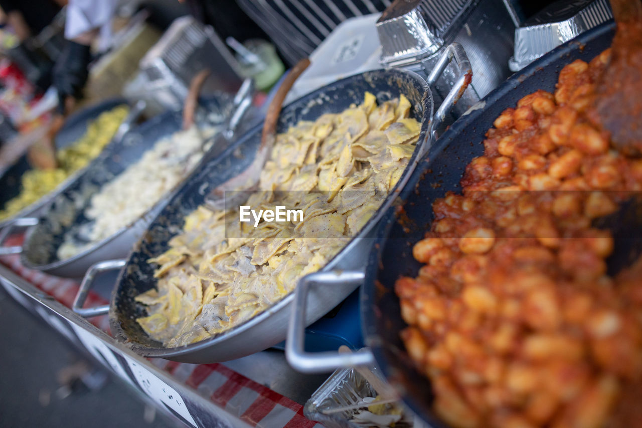 Close-up of food for sale at market stall