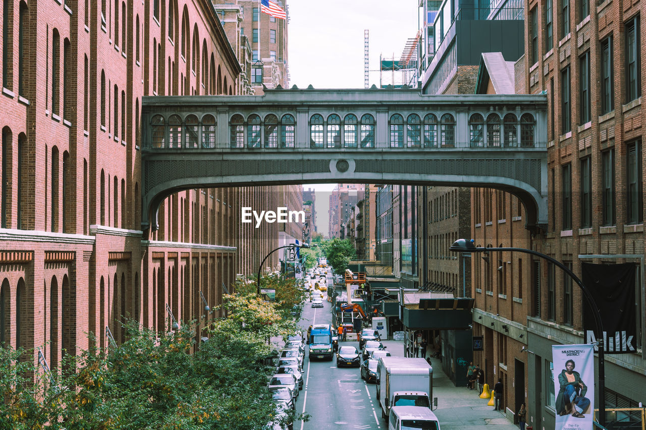 Street amidst buildings in city