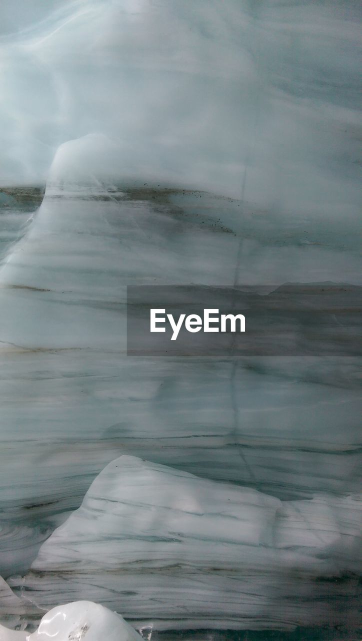 FULL FRAME SHOT OF SNOW COVERED LAND