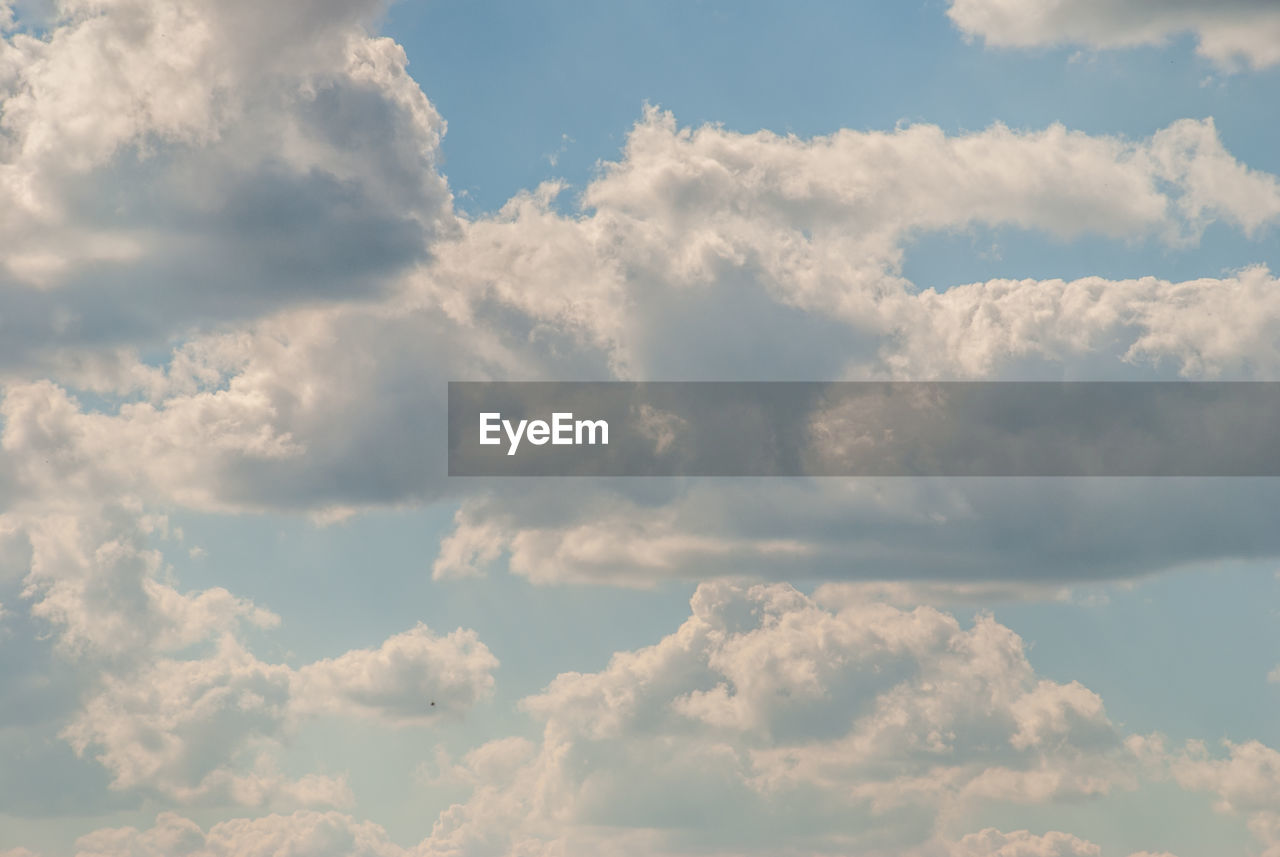 LOW ANGLE VIEW OF CLOUDSCAPE