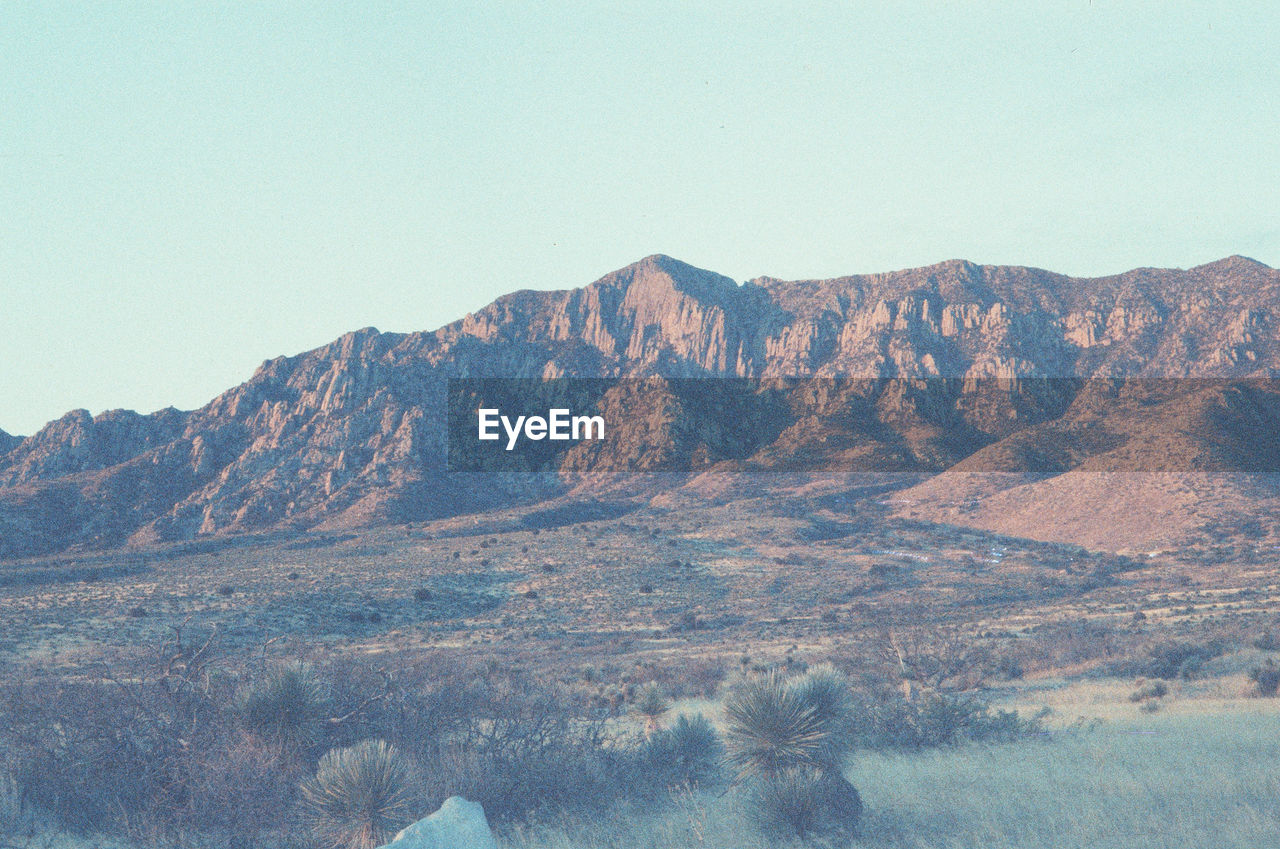 scenic view of mountain against sky