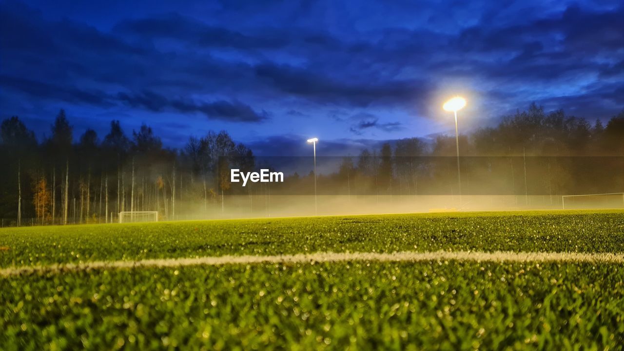 SCENIC VIEW OF GRASSY FIELD AGAINST SKY