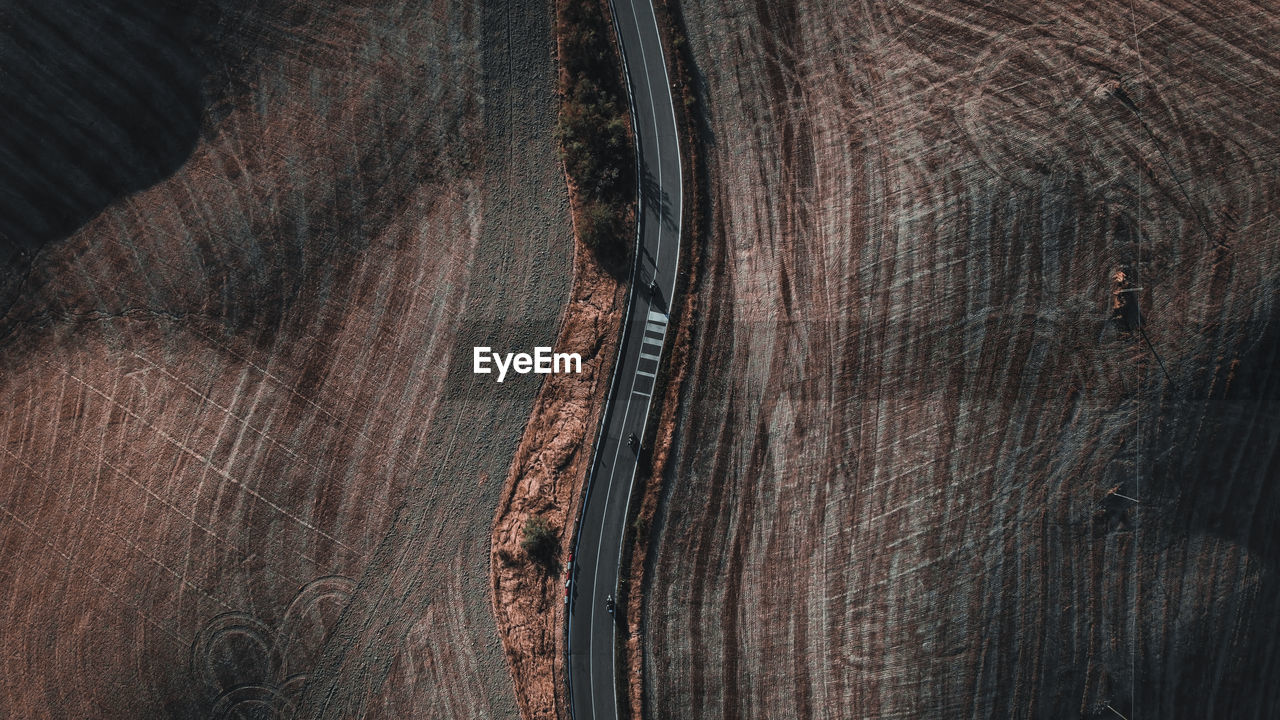 Full frame shot of a road in siena 