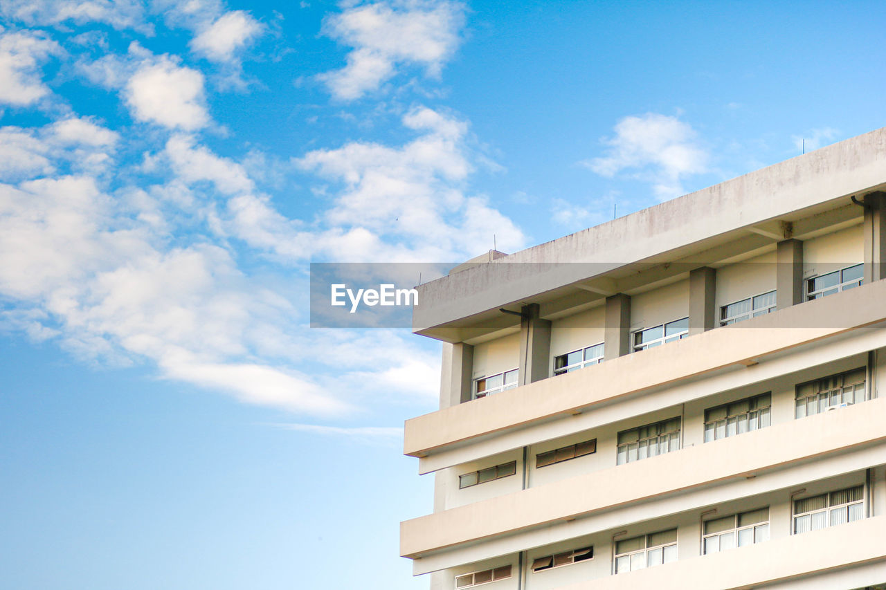 Low angle view of building against sky