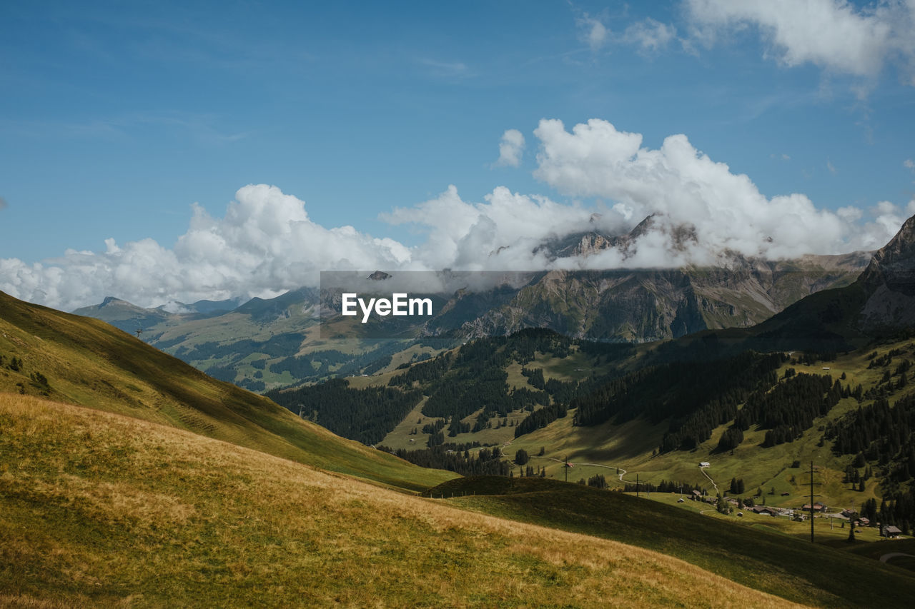 Scenic view of landscape against sky