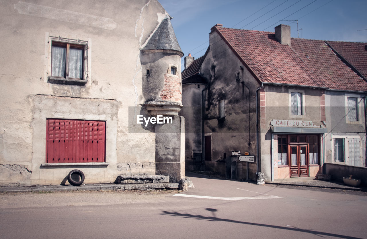 Street amidst buildings in city