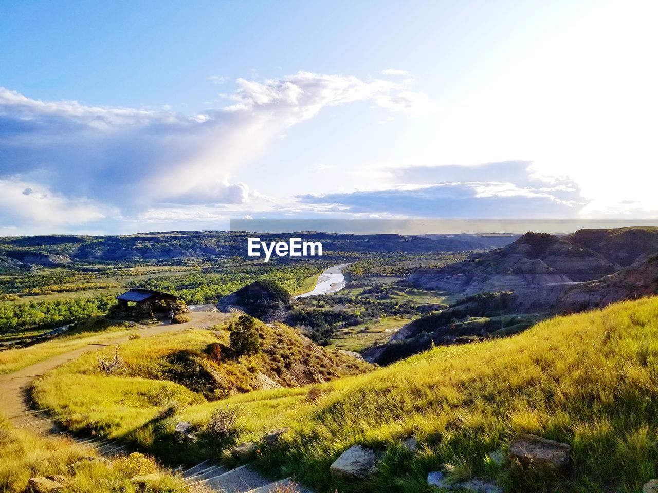 Scenic view of landscape against sky