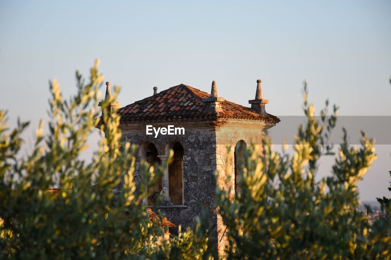 Historic building against clear sky