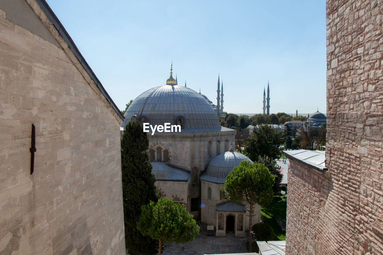 Outer view of dome in ottoman architecture