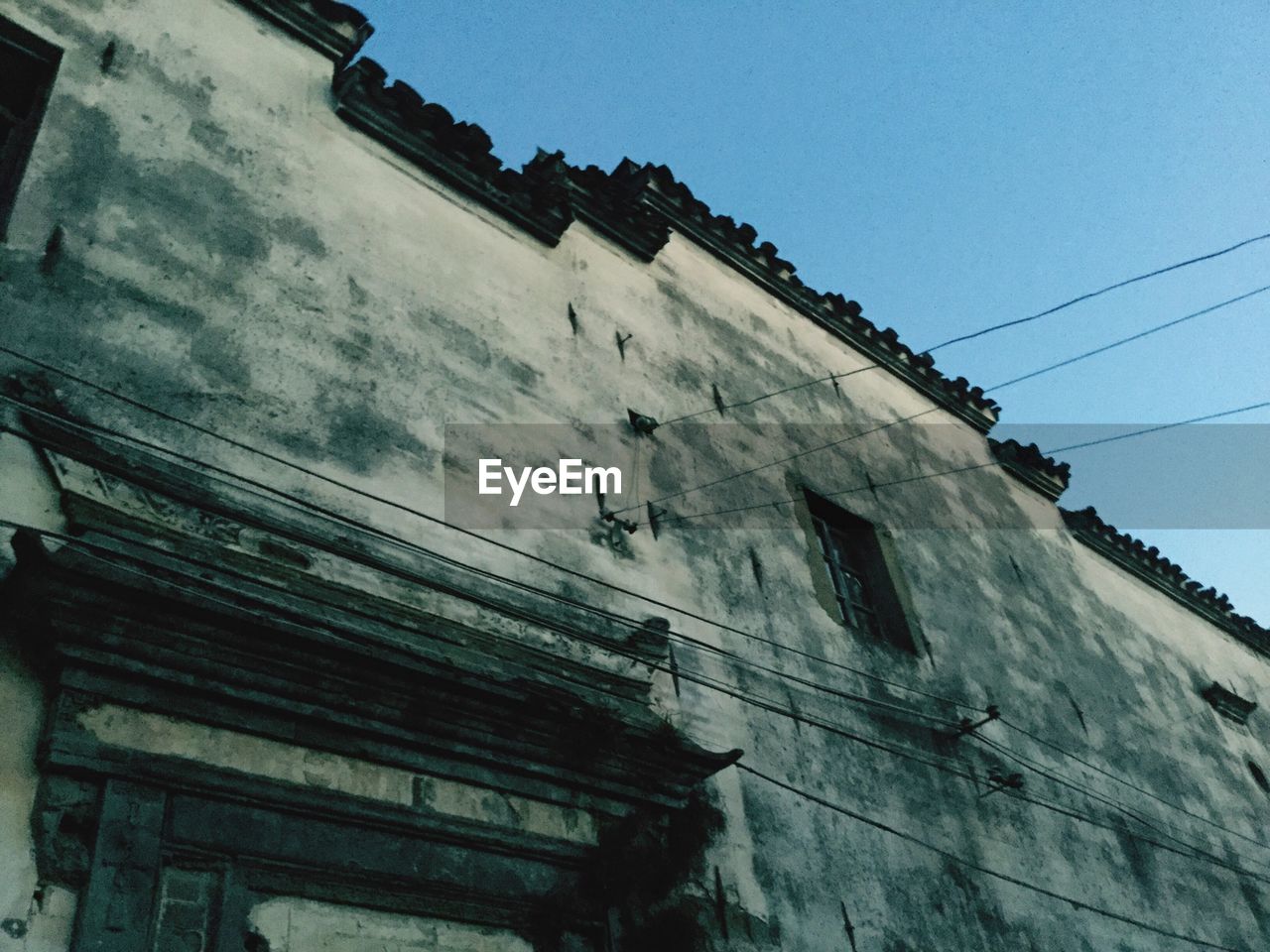 Low angle view of building against the sky