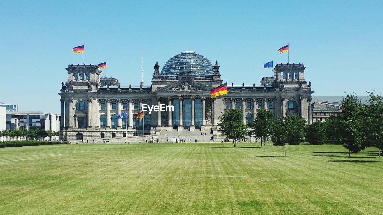 View of reichstag building
