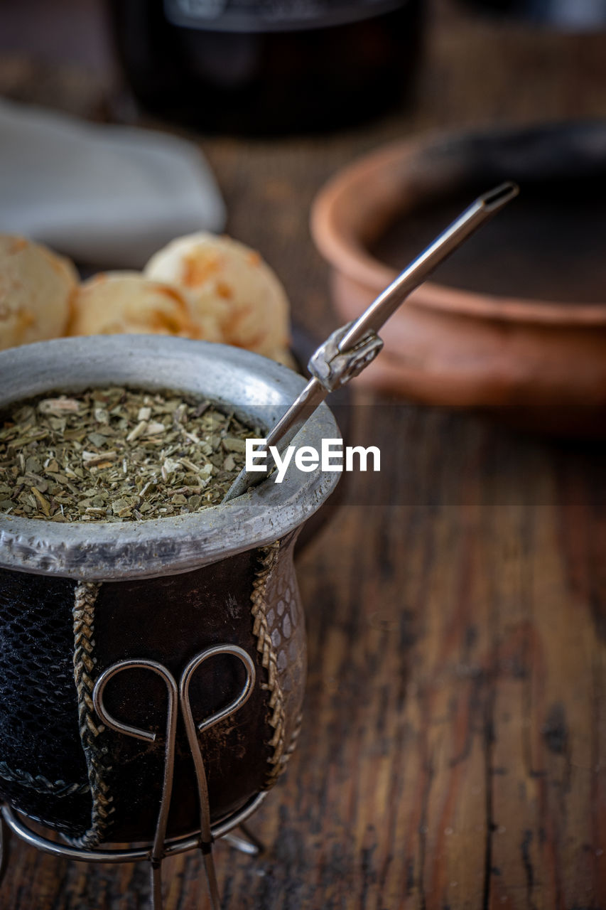 Mate is a typical hot drink from argentina and uruguay