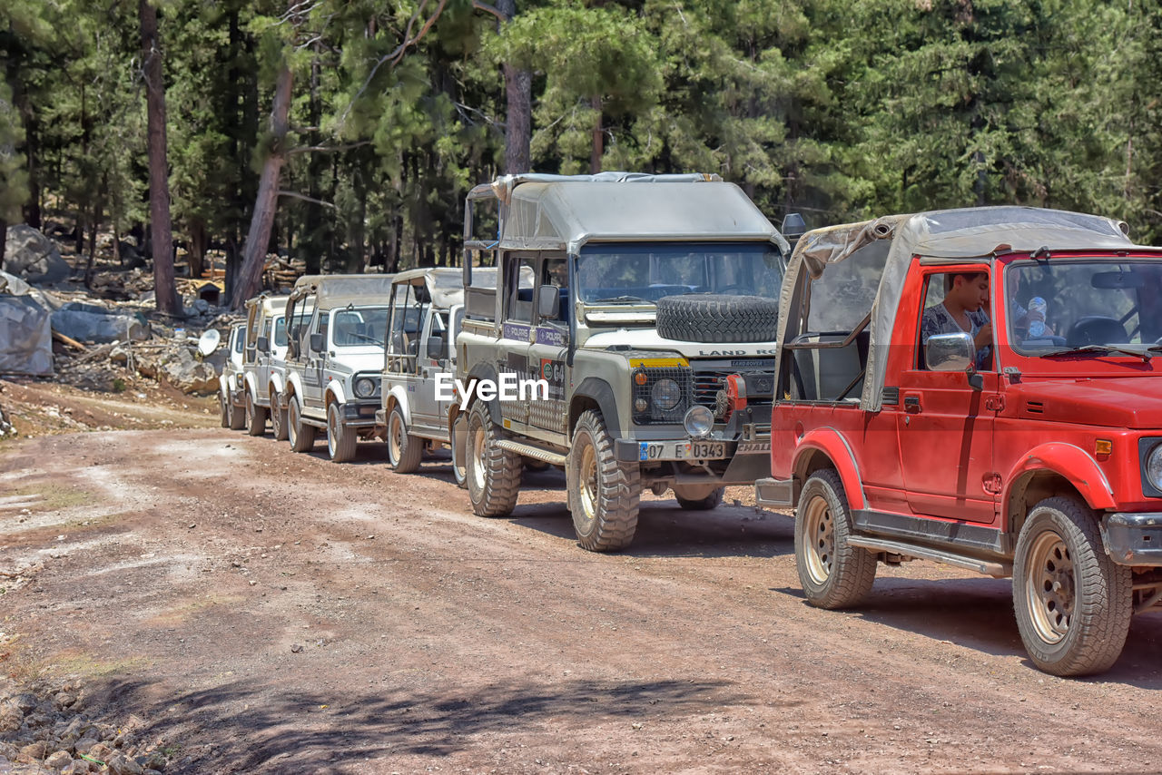 VIEW OF TRUCK ON ROAD