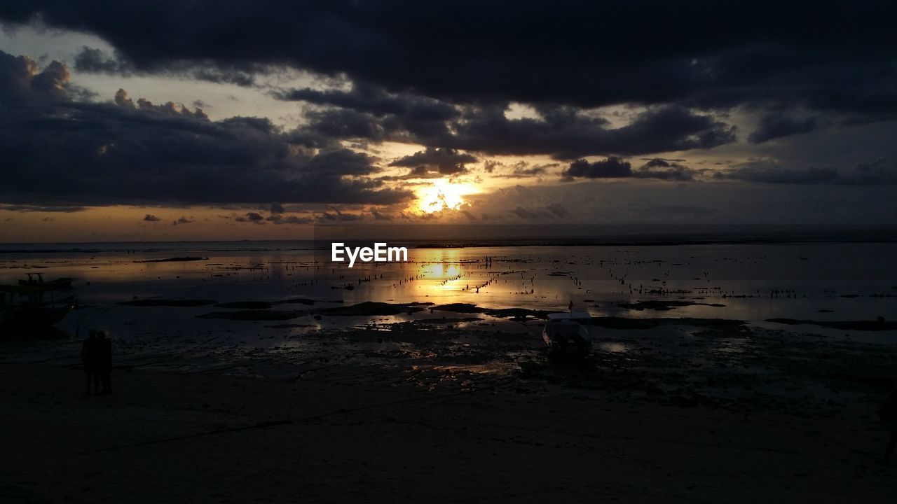 SCENIC VIEW OF SEA DURING SUNSET