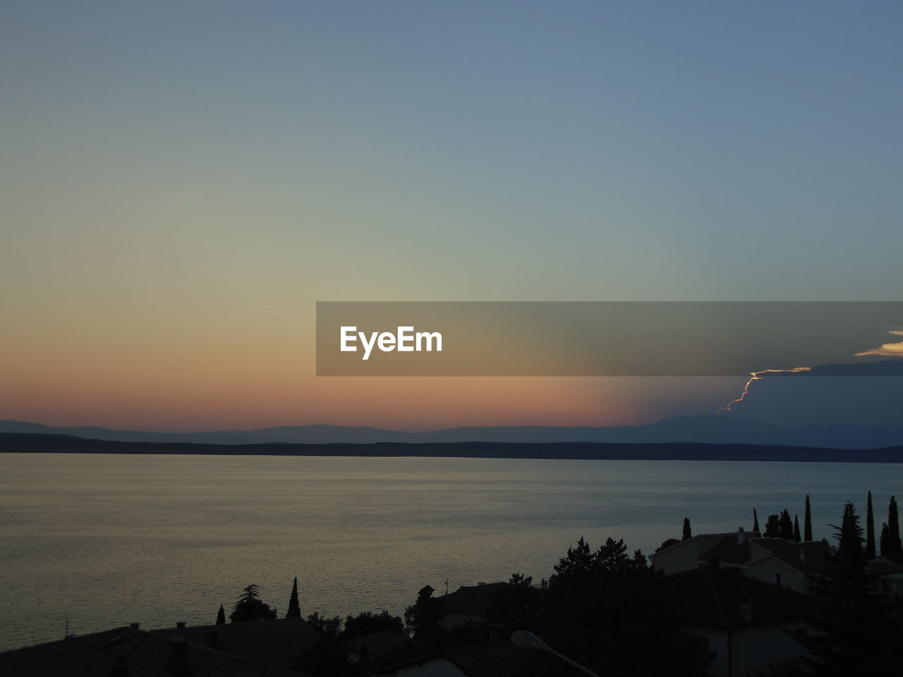 SCENIC VIEW OF SEA DURING SUNSET