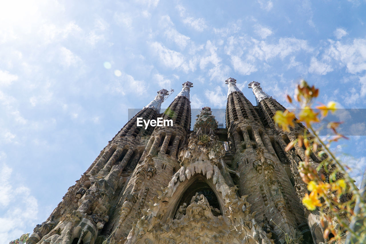 Low angle view of cathedral against sky