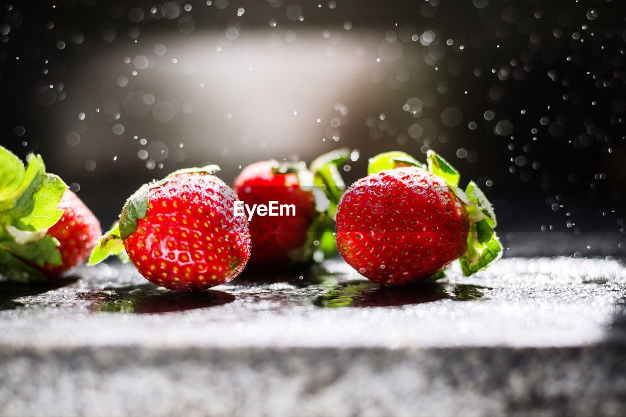 Close-up of strawberries