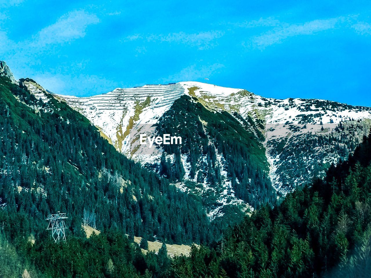 VIEW OF SNOW COVERED MOUNTAIN