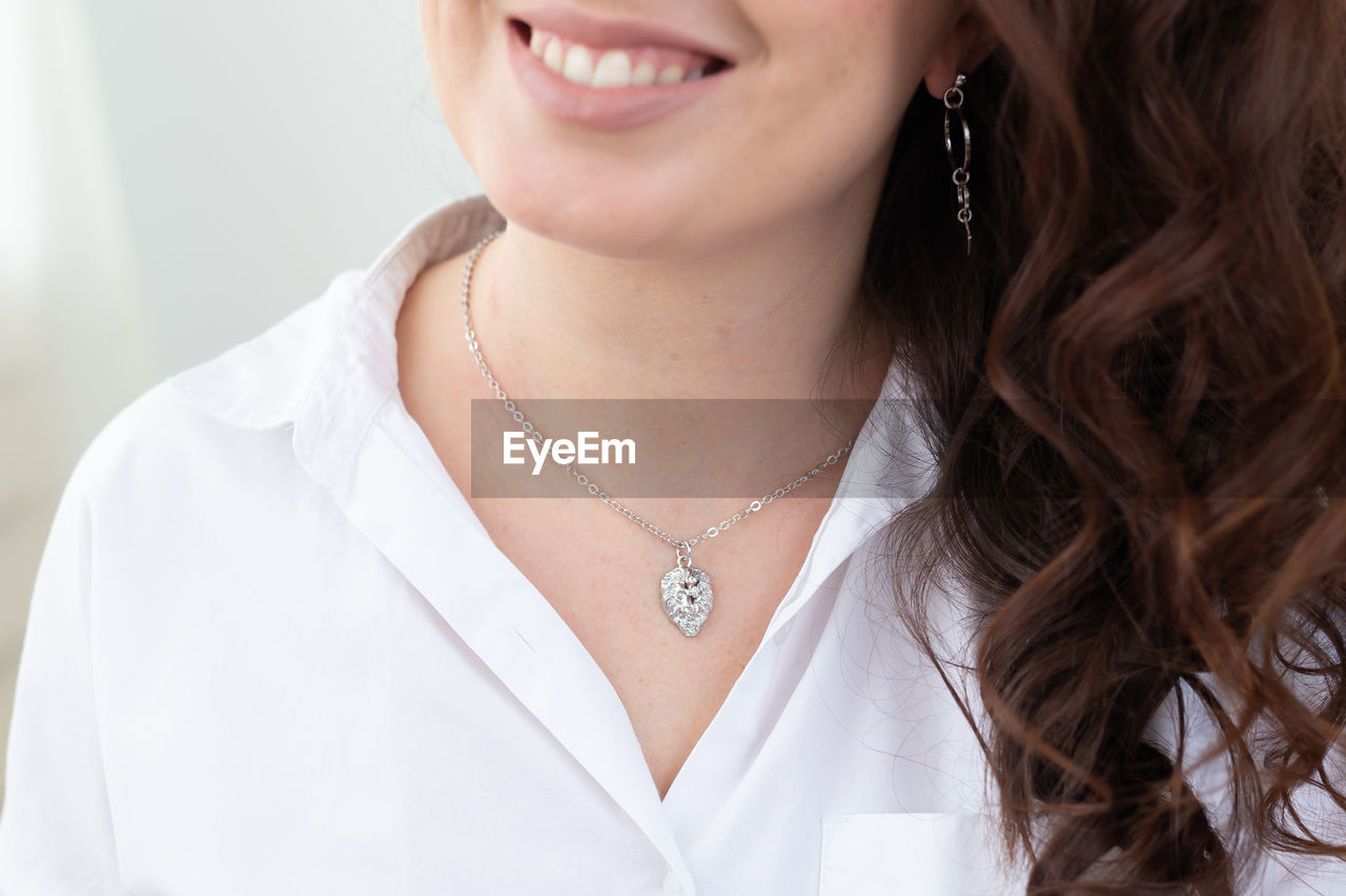 close-up portrait of young woman