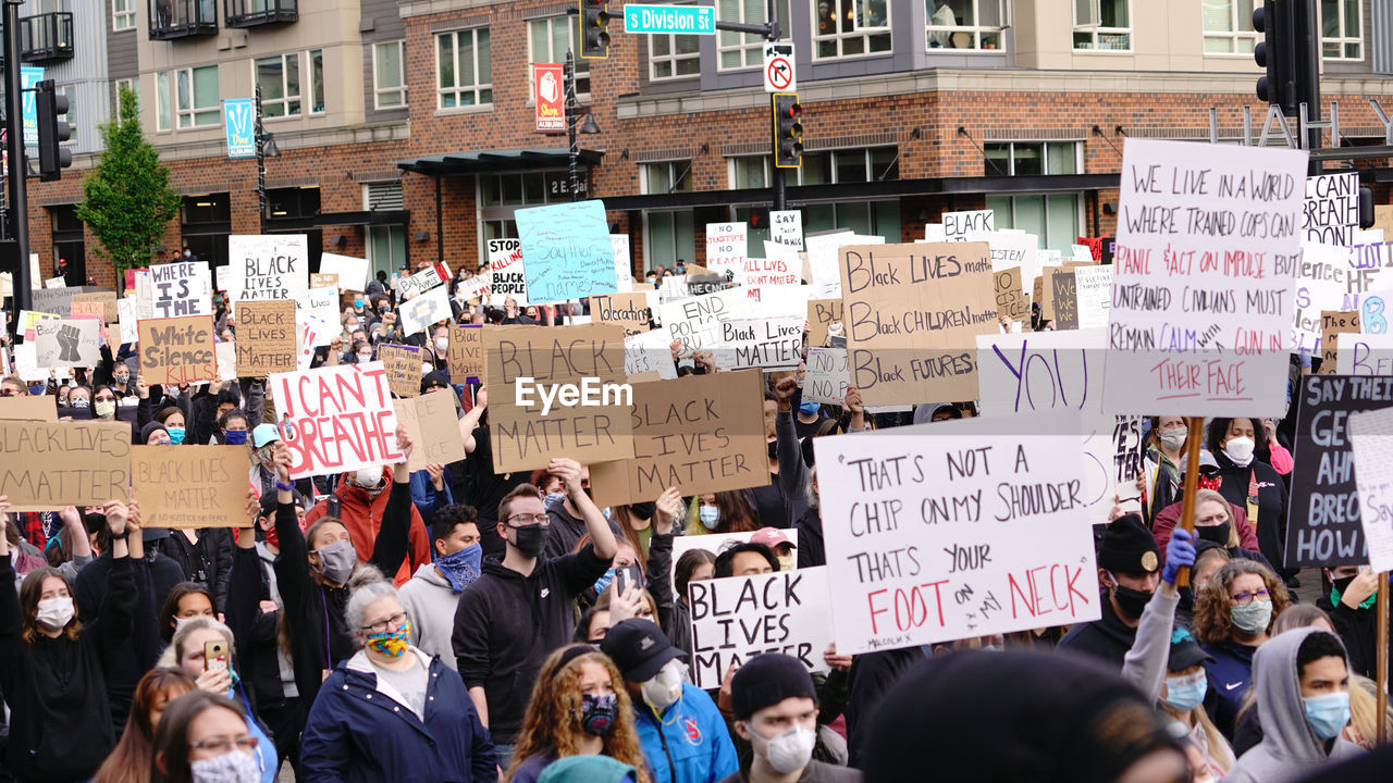 GROUP OF PEOPLE ON THE STREET