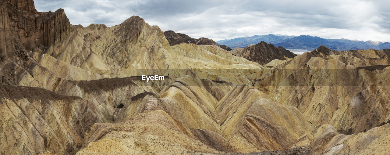 The vast deserts and formations of death valley national park in