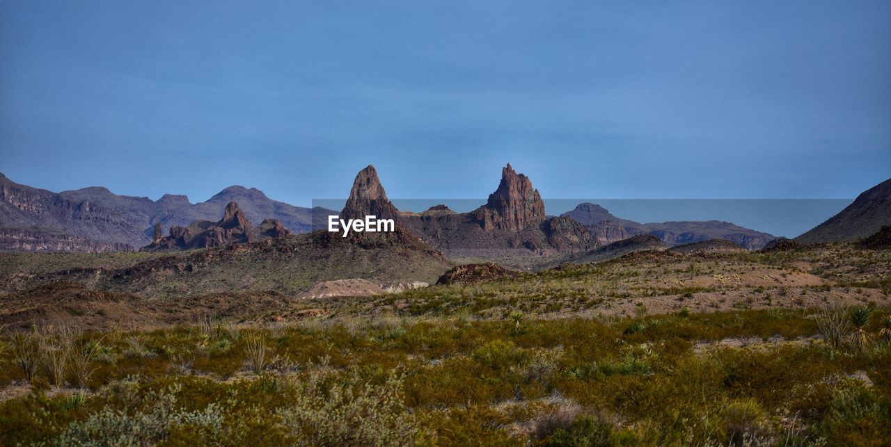 Mule ears at big bend 