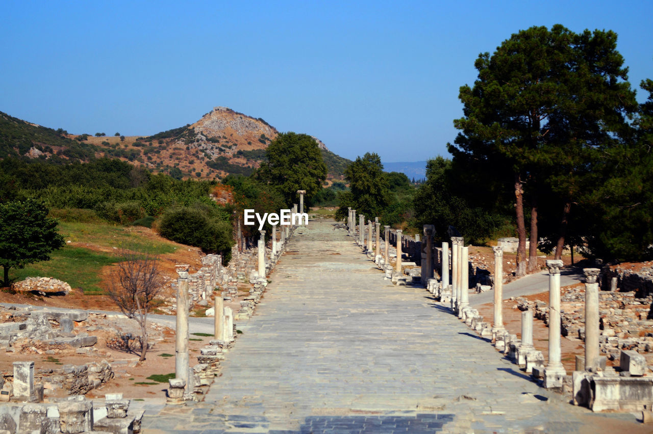 Panoramic shot of landscape against sky